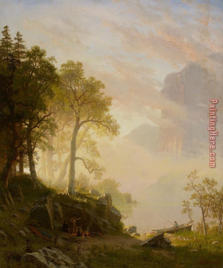 Albert Bierstadt The Merced River In Yosemite